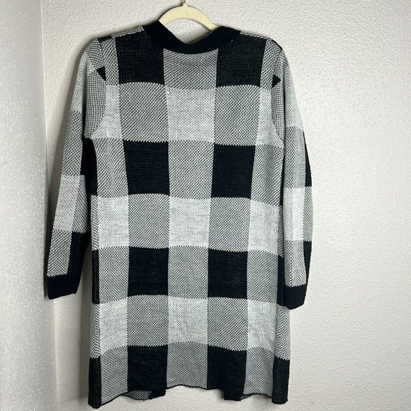 SOHO APPAREL PLAID CARDIGAN SIZE XS - Picture 2 of 5